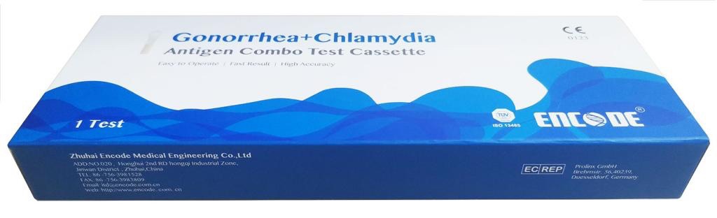 Gonorrhoea + Chlamydia Antigen Combo Test Cassette | Rapid FlowFlex Test